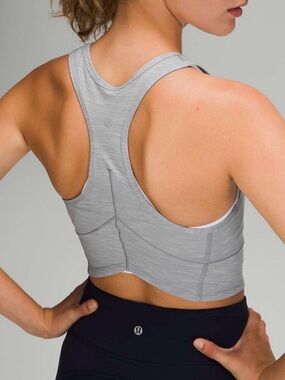 Lululemon Power Thru Tank Top
Heathered Rhino Grey